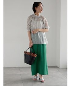 Te chichi フロントZIPトリコットタイトスカート