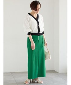 Te chichi フロントZIPトリコットタイトスカート