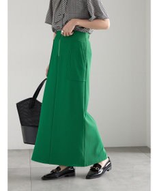 Te chichi フロントZIPトリコットタイトスカート