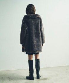 GRACE CONTINENTAL ウールボアショートコート