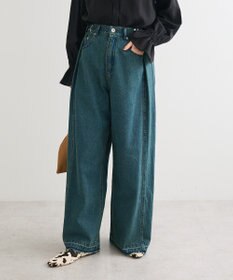 Green Parks ・ＳＵＧＡＲ　ＳＰＯＯＮ　タックデニムワイドパンツ