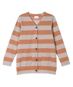 une nana cool ビッグボーダーカーディガン