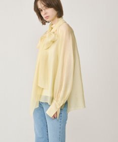 GRACE CONTINENTAL シアーボウタイブラウス