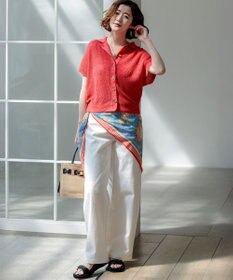 23区 S 【滝沢眞規子さん着用/VERY・Oggi掲載】23区DENIM ストレッチ ワイドパンツ