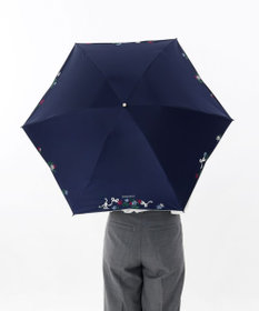 NINA RICCI（ニナリッチ）花柄刺繍晴雨兼用パラソル（折りたたみ