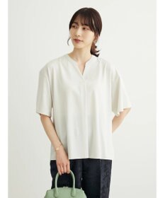 Green Parks BEST PRICE  スキッパー５分袖ブラウソー