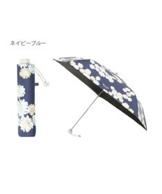 MOONBAT 【 遮光率100％/遮熱/UV/軽量】PAUL&JOE ACCESSOIRES(ポール&ジョー) 晴雨兼用日傘 クリザンテーム 総柄 花柄 折りたたみ傘