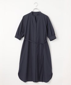 #Newans 【ANSWER for 骨格ストレート】バンドカラーシャツワンピース