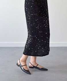 INTER-CHAUSSURES 【FABIO RUSCONI】ポインテッドワンストラップバックバンド