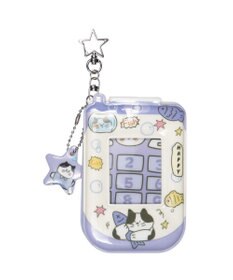 WEGO 【痛バ＆推し活グッズ】チャーム付きゆるアニマルガラケーカードホルダーキーホルダー