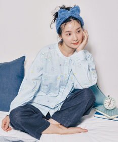 ワコール／睡眠科学 パジャマ 長袖 長ズボン 綿100%(本体) 寝返りしやすい 【睡眠科学×サンリオキャラクターズ】 レディース YDX651 睡眠科学／ワコール