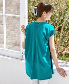 Tiaclasse L 【洗える】ボリュームフレンチカットソーチュニック