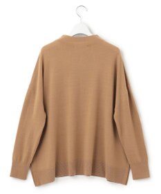 23区 【洗える】セミウーステッドウール モックネック ニット