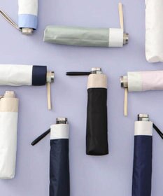 AURORA 【AURORA（オーロラ）】サマーシールド　バイカラー晴雨兼用傘（軽量・折りたたみ傘）