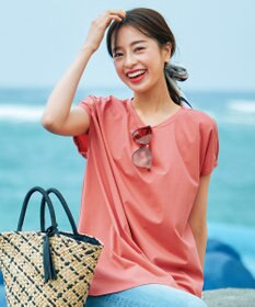 Tiaclasse L 【洗える】ボリュームフレンチカットソーチュニック