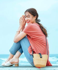 Tiaclasse L 【洗える】ボリュームフレンチカットソーチュニック