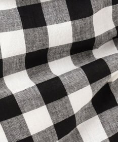 J.PRESS LADIES 【洗える】BEZコットンリネンブロックギンガム スカート