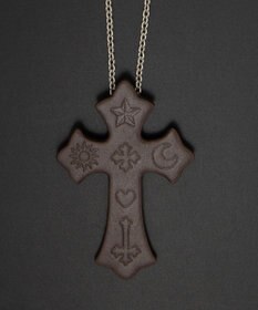 WEGO 【ユニセックス着用ITEM】MPUエンボスロゴクロスネックレス