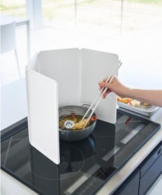 tower マグネットレンジガード タワー 4枚パネル ホワイト