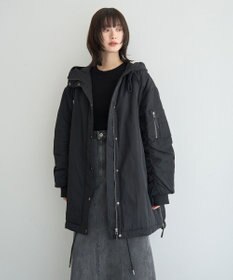 YECCA VECCA パディングフーディーコート