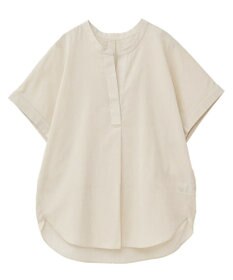 Green Parks 綿麻混フレンチスリーブスキッパーシャツ