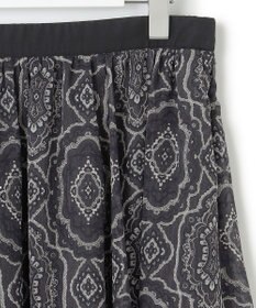 23区 S オーナメントプリント ギャザースカート