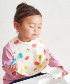 MIKI HOUSE HOT BISCUITS 総柄 お食事スタイ