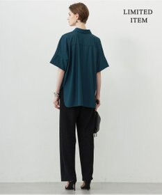 ICB 【WEB限定・洗える】シアートリコット スキッパーカットソー