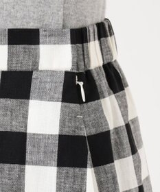 J.PRESS LADIES 【洗える】BEZコットンリネンブロックギンガム スカート