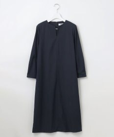 J.PRESS LADIES L 【洗える】T/Rウォッシャブルギャバ パール釦 ワンピース