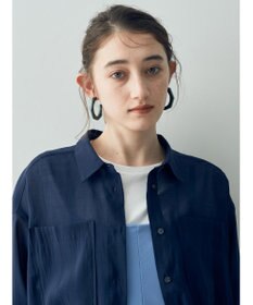 YECCA VECCA 【2点SET】シアーシャツ×Aラインキャミワンピース