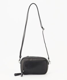 Y'SACCS ナイロン×リサイクルレザー　コンビマルチポシェット