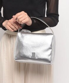 LANVIN en Bleu キューブ ダブルファスナー2wayバッグ