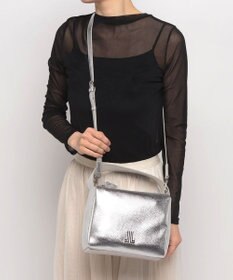 LANVIN en Bleu キューブ ダブルファスナー2wayバッグ