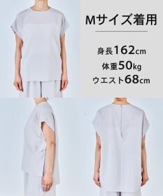 UNFILO 【セットアップ着用可】TENNEN TOUCH COOL Tブラウス