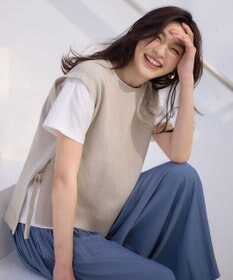 ANY L スプリングニットベスト