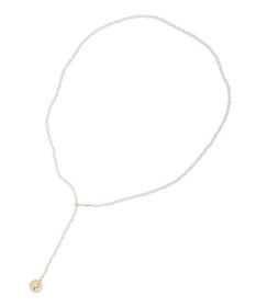 YECCA VECCA マルチジョイントコインパールネックレス