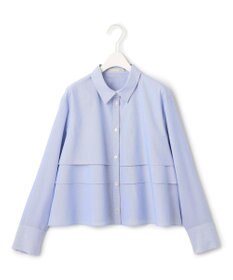 ICB 【洗える】 クリーンブロード クロップドブラウス