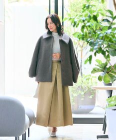 #Newans 【昨年即完売コート新色追加！】プードルコクーンコート