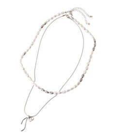 Green Parks ｅｖｅｒｙｗａｌｋ．３ＷＡＹリボンパールネックレス