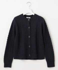 J.PRESS LADIES L 【洗える】EIGER CORD ALAN クルーネックカーディガン