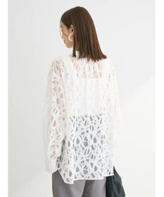 Green Parks ・ＥＬＥＮＣＡＲＥ　ＤＵＥ　レースバンドカラーブラウス