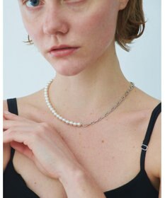 NAVE 【AFFECT】パール＆チェーンネックレス小