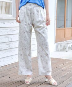 Tiaclasse 【洗える】アソートプリントワイドパンツ