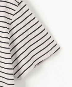 J.PRESS LADIES S 【洗える】パネルボーダー Tシャツ