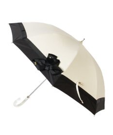 MOONBAT 【ランバン オン ブルー（LANVIN en Bleu）】晴雨兼用日傘　ビジューリボン