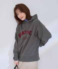 ANY 【洗濯機可能/サスティナブル】ロゴ裏起毛パーカー