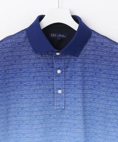 23区GOLF 【MEN】【キングサイズ/UVケア/吸水速乾】グラデーションロゴ 半袖ポロシャツ