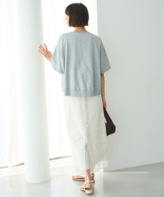 UNFILO L エンブロイダリー レーススカート