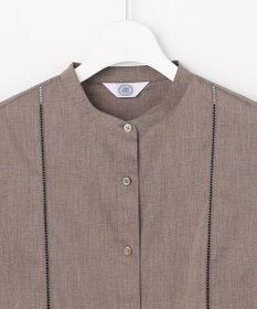 J.PRESS LADIES S 【WEB限定カラーあり・一枚で着映え】ラミー ポプリン ボクシーシャツ